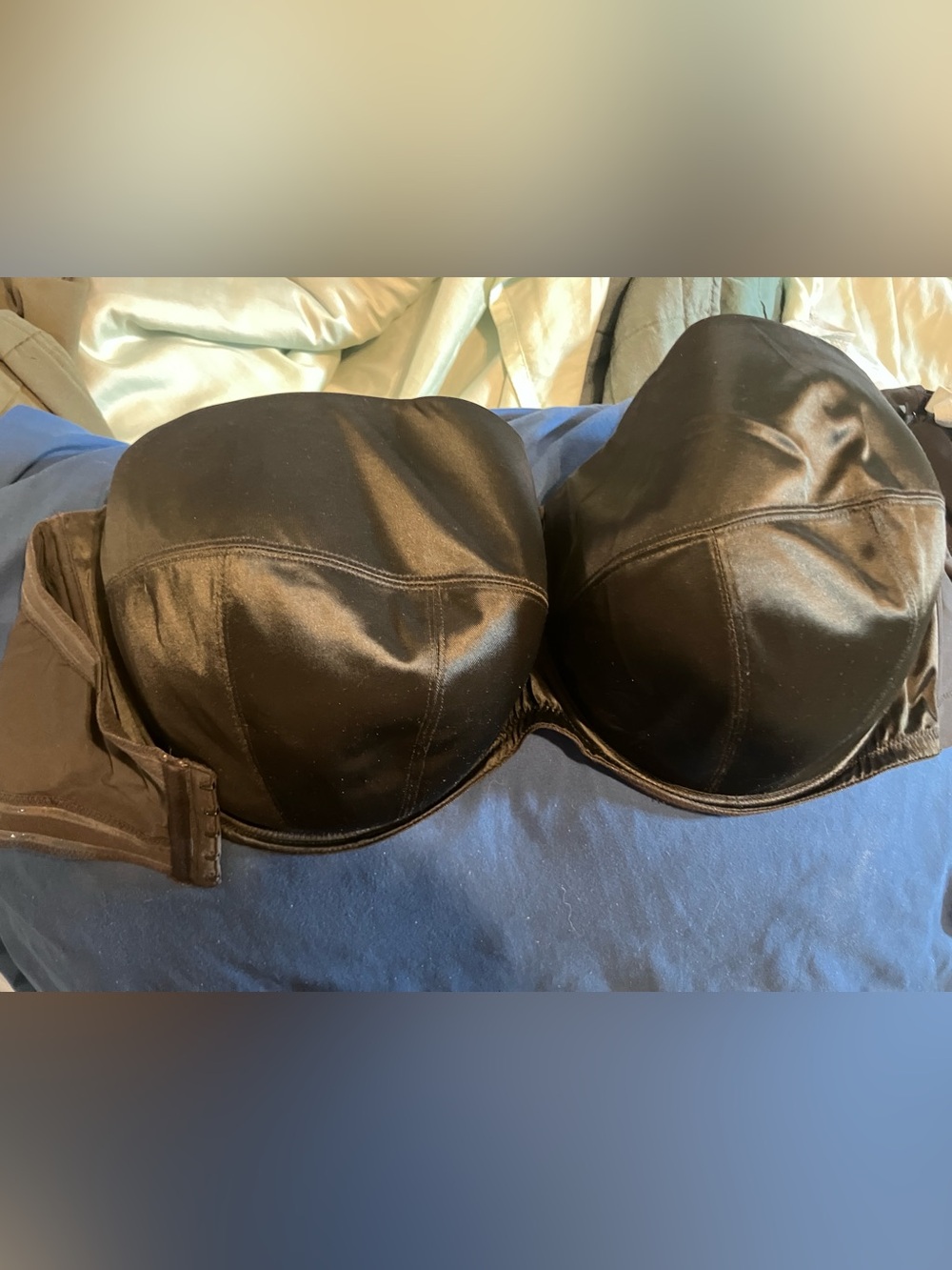 Black Strapless Bra